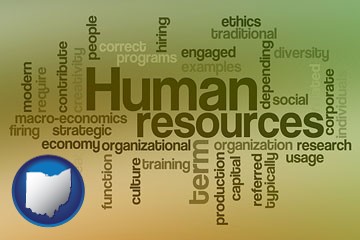 human resources concepts - with Ohio icon